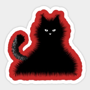 Love my cat Sticker